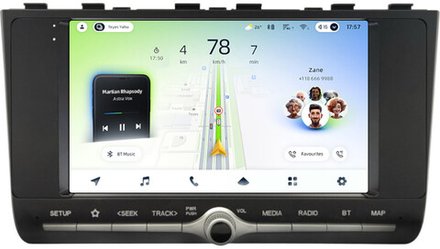 Магнитола для Hyundai Creta 2 2021-2022, Solaris HC 2024+ (BOSE и/или 360, рамка с крутилкой) - Teyes CC4L монитор 9" IPS на Android 14, Snapdragon 662, CarPlay, 4G SIM-слот