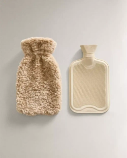 ZARA HOME ГРЕЛКА ИЗ ИСКУССТВЕННОГО МЕХА, БЕЖЕВЫЙ