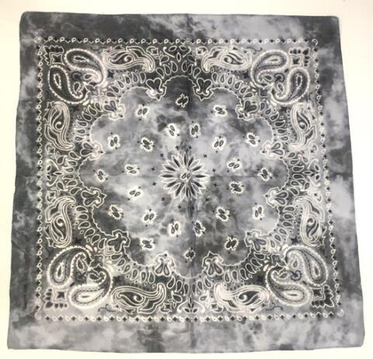 Бандана 2 категория огурцы водный серый