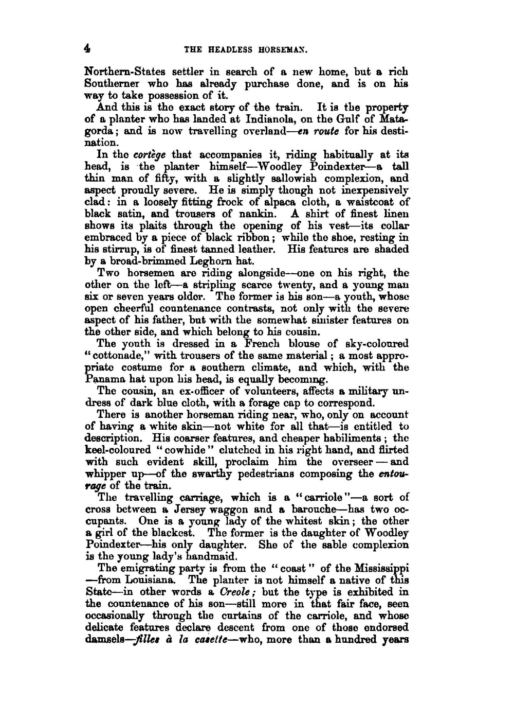 The Headless Horseman. A Strange Tale of Texas | Reid Mayne