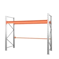 Стеллаж паллетный металлический 2000х2700х1100 мм (85.1.5). Ярусы: пол+1