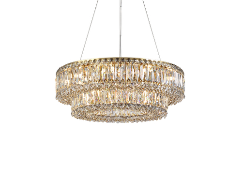 Подвесная люстра Newport VALENCIA 8450+18/S gold, М0070077