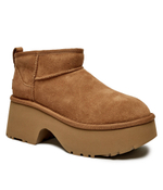 Кожаные угли Classic Ultra Mini New Heights UGG - коричневый(1158311)