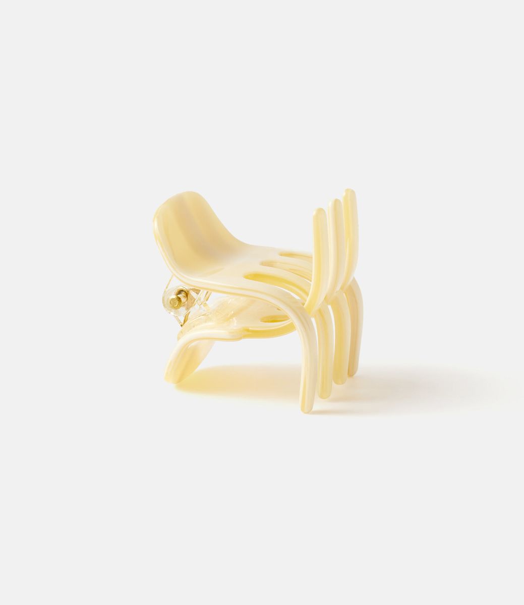 Machete Mini Claw in Cream Alabaster — заколка из ацетата