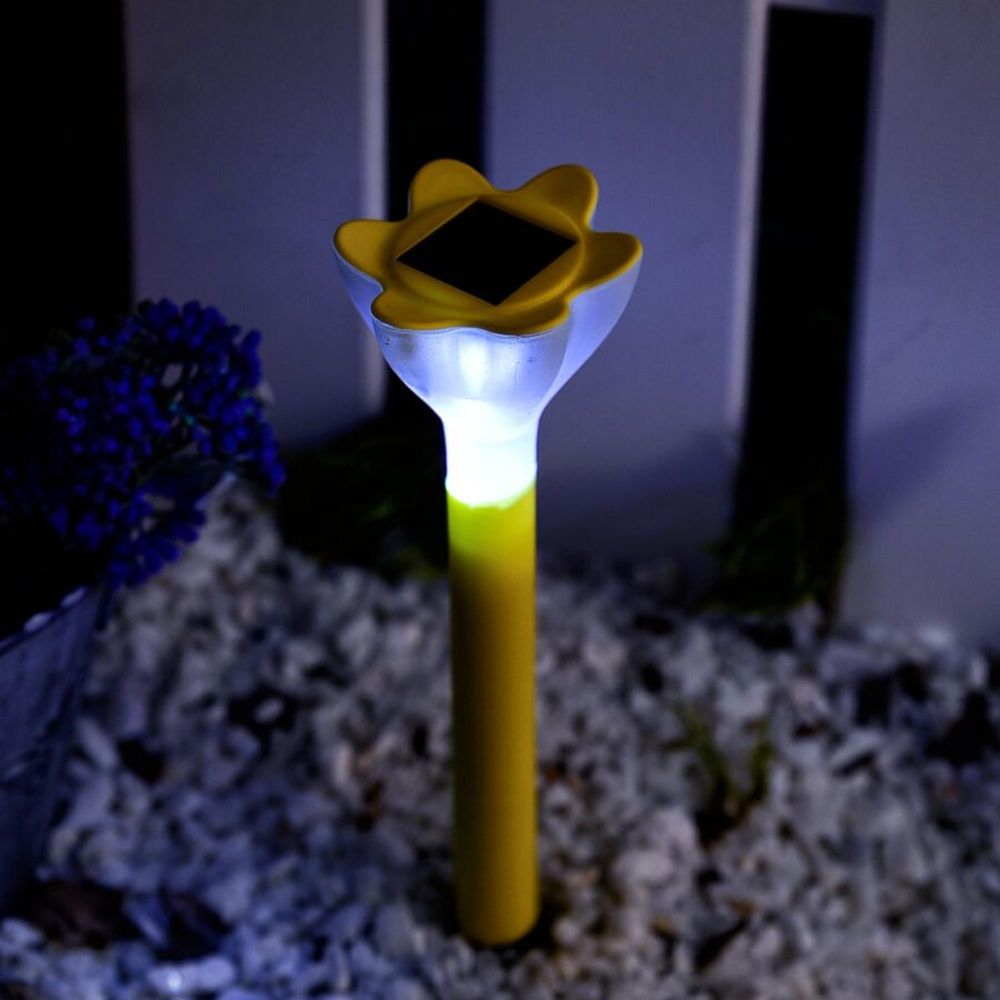 USL-C-419-PT305 Cадовый светильник на солнечной батарее Yellow crocus. Серия Classic. Упаковка-пленка.