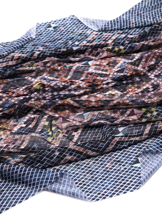 Мягкая сетка эластичная тату, СИЯЙ IREY, мультиколор