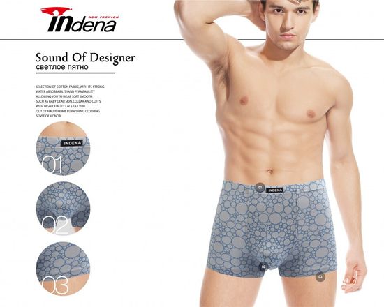 Мужские боксеры INDENA 75099, 2 шт. в упаковке