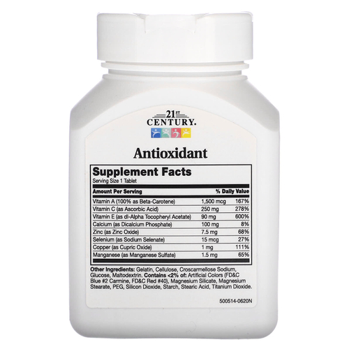 21st Century, антиоксидант, 75 таблеток