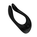 Чёрный многофункциональный стимулятор 13см для пар Satisfyer Endless Joy