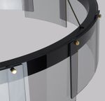 Люстра D8825P/M black/smoky