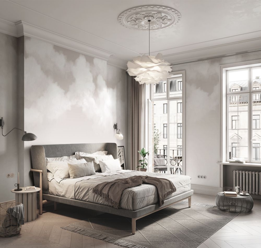 Пейзаж Облака панно