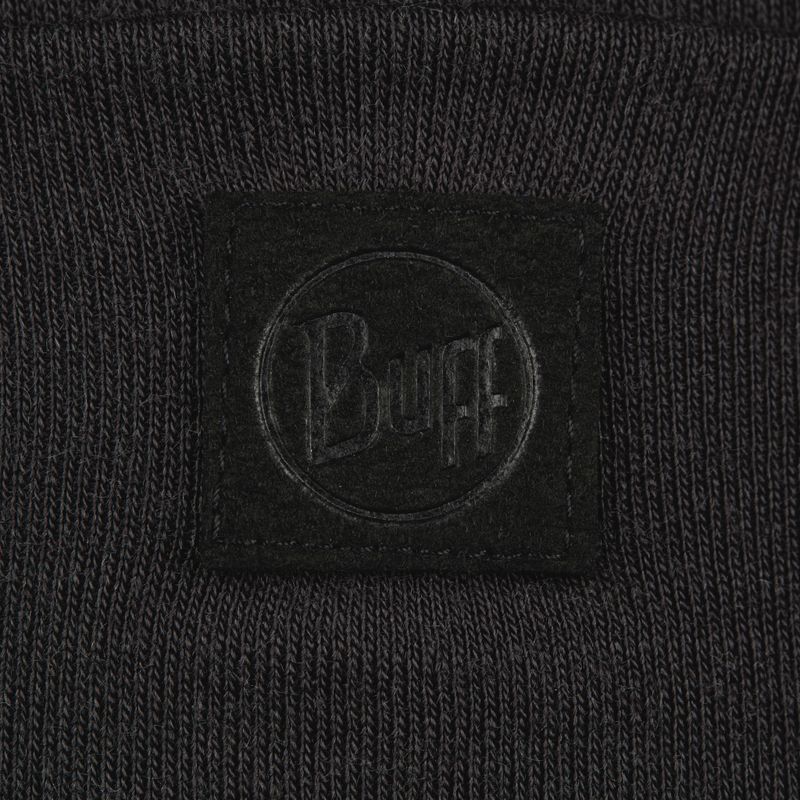 Теплая шерстяная шапка-бини Buff Hat Wool Heavyweight Black Фото 4