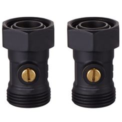 Набор нижнего подключения Royal Thermo прямой раздельный 3/4х3/4ЕК (черный)