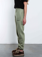 Брюки джоггеры женские олива с начесом