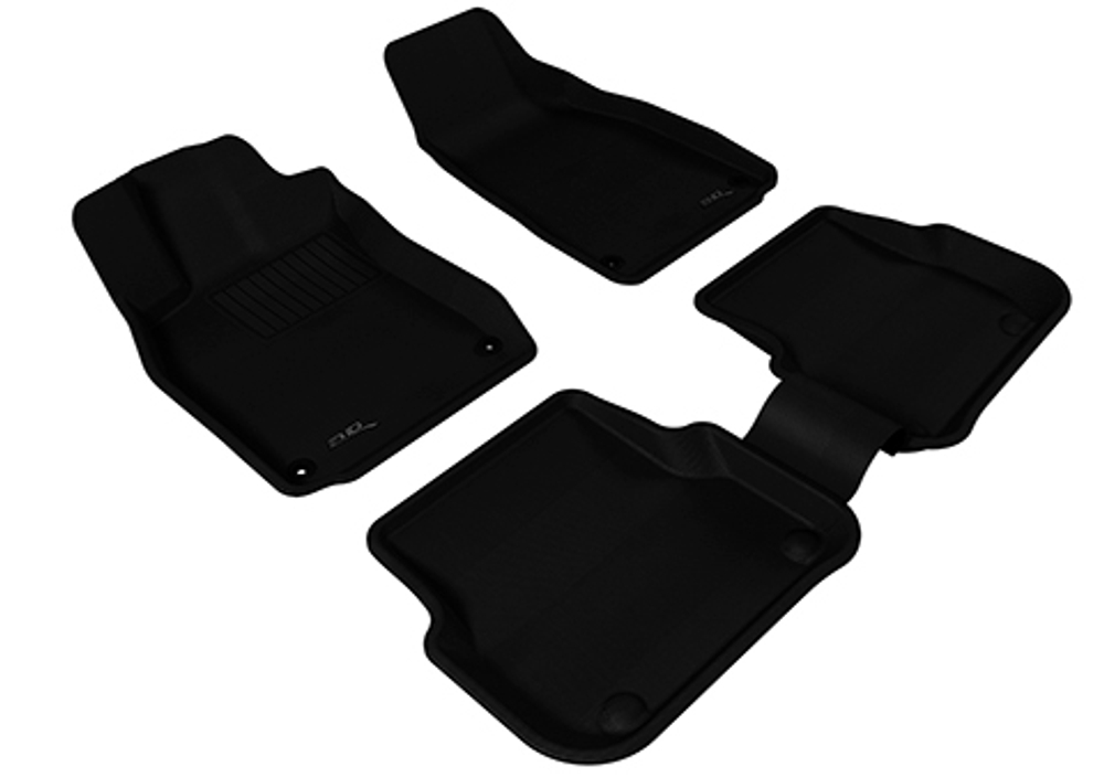 Коврики салона Sotra 3D Lux для Audi A6 2005-2011 черные. Артикул ST 74-00292