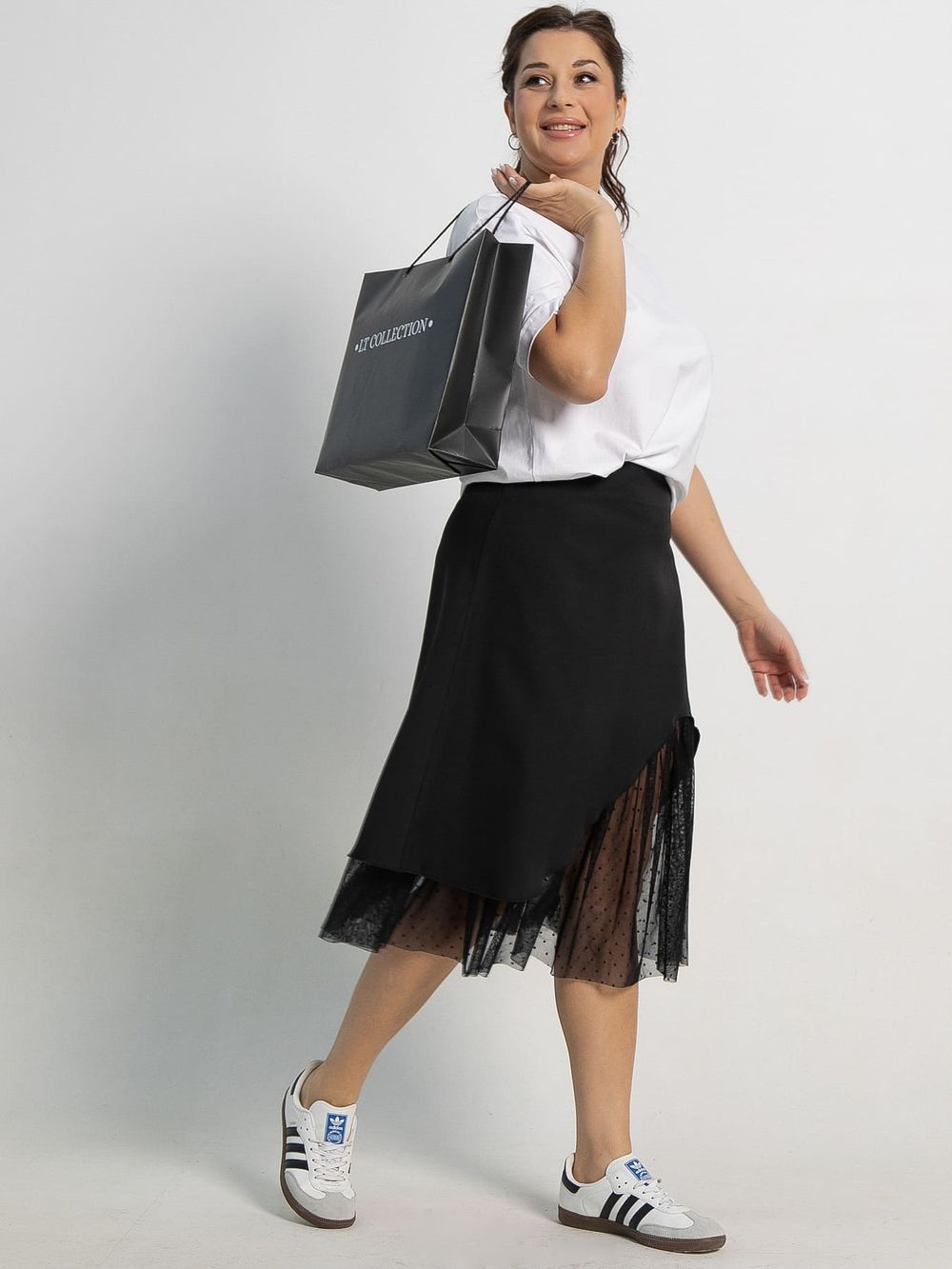 Юбка Виттория (черная) Ю15110-3М LT Collection