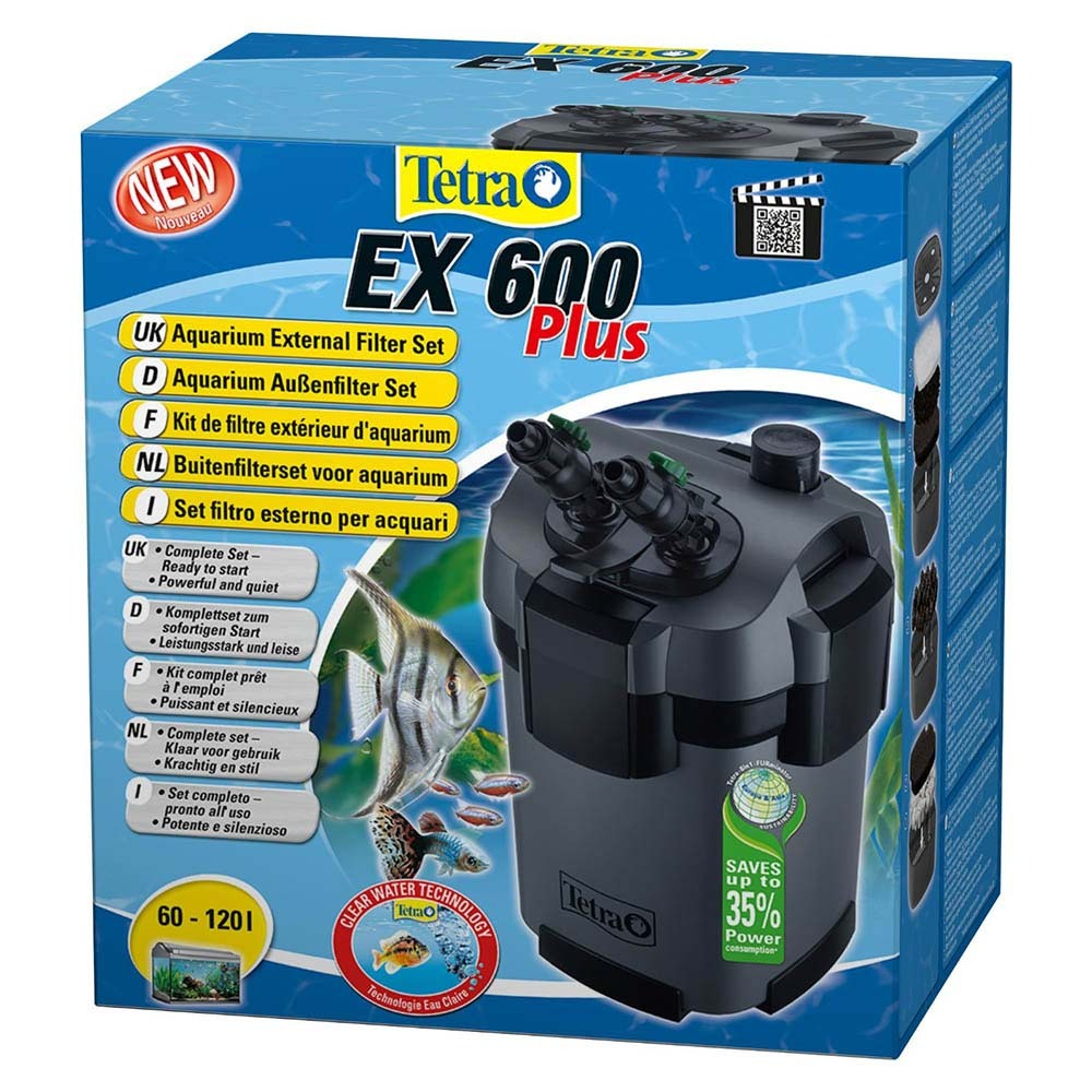 Tetra EX 600 Plus - внешний фильтр (до 120 л), 600 л/ч