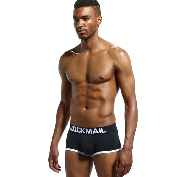 Мужские трусы джоки черные JOCKMAIL JM4058-2