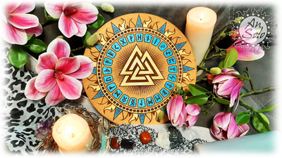 Алтарь "Огненный Валькнут" коричневый