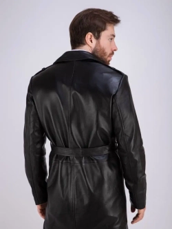 Плащ кожаный из натуральной кожи Турция