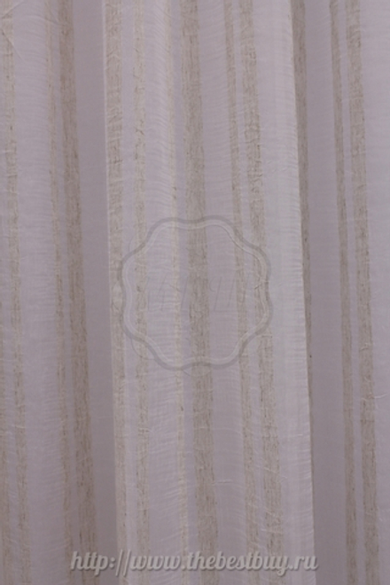 Тюль из жатой вуали: Сабина (S209-1) - (300х280)х2 см. - белая