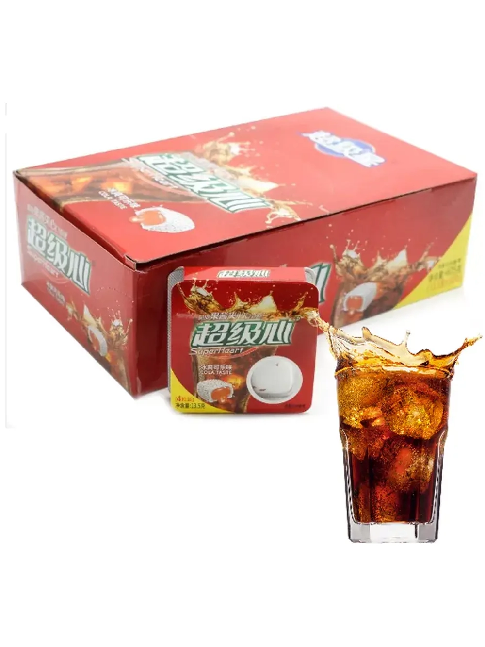 Жевательная резинка с начинкой кока кола 13,5 г * 30 шт