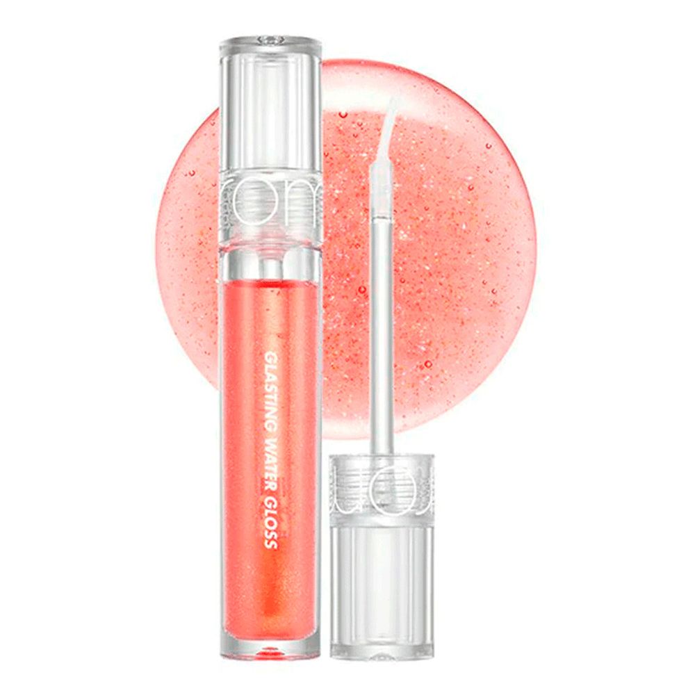 ROM&amp;ND Сияющий блеск плампер для увеличения губ Glasting Water Gloss 01 Sanho Crush, 4,5 g