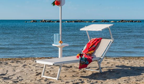 Шезлонг-лежак металлический 501 Relax