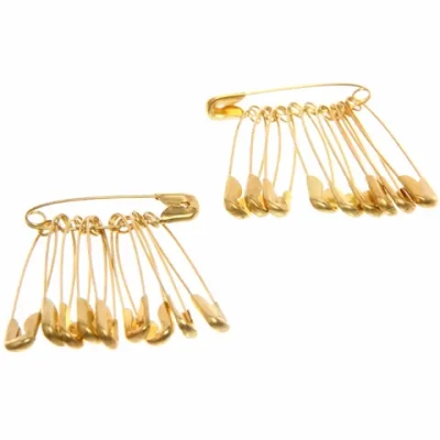 Булавки английские «Золото» 3см 20шт в пакете