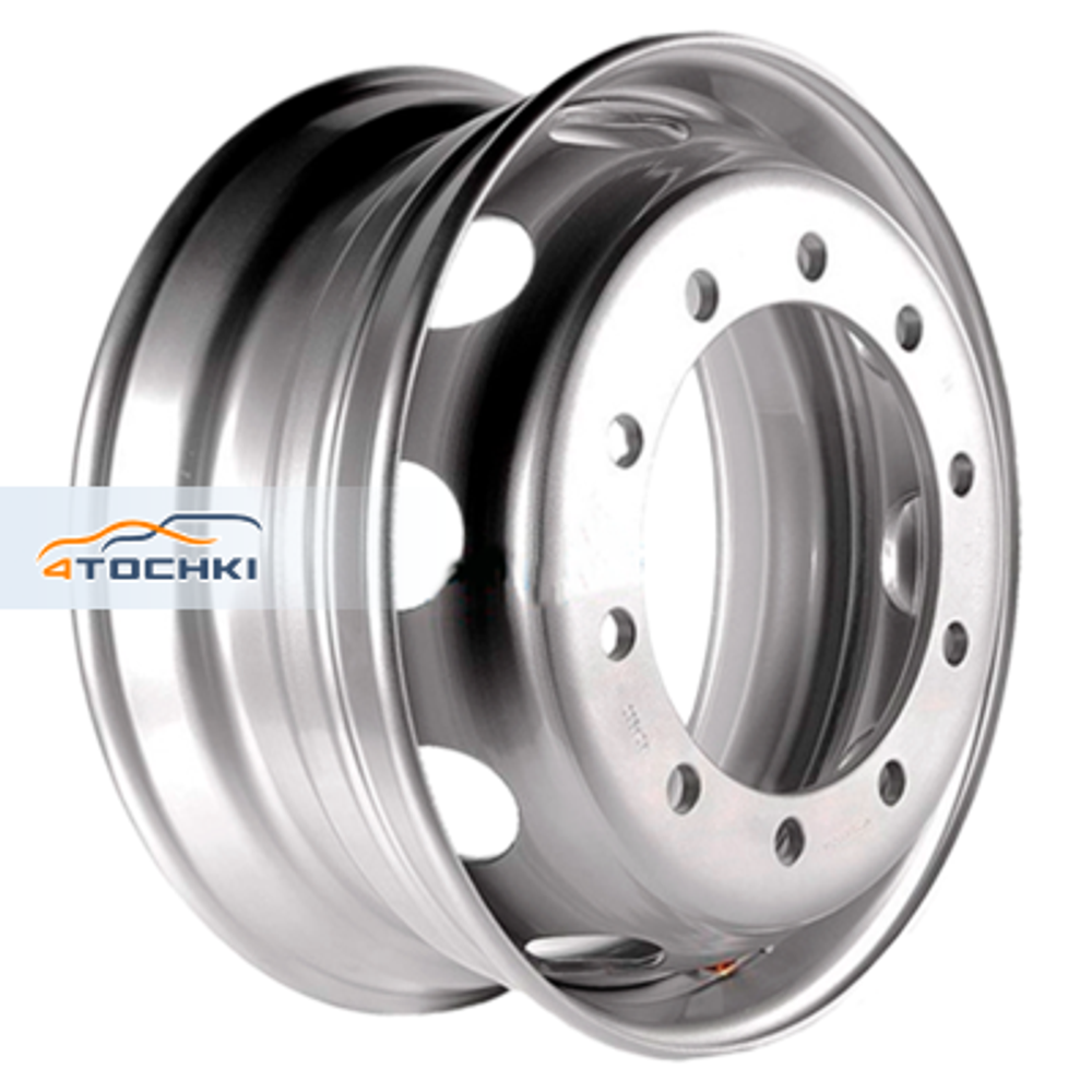 SRW 8,25x22,5/10x335 ET169 D281 Silver (G228204) (15,5 мм) Китай, Европеец 3 750 кг с вент. (усил.)