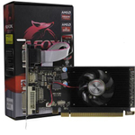 Видеокарта AFOX AMD Radeon R5 230, 2Гб GDDR3, 64 бита, LP, Retail, PCIe3.0, 1xFAN, 1-SLOT, 20Вт, VGA, HDMI, DVI (AFR5230-2048D3L5)