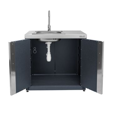 Модуль уличной кухни SMART-900 Шкаф с мойкой (HS-KU01-SHM900) Helios