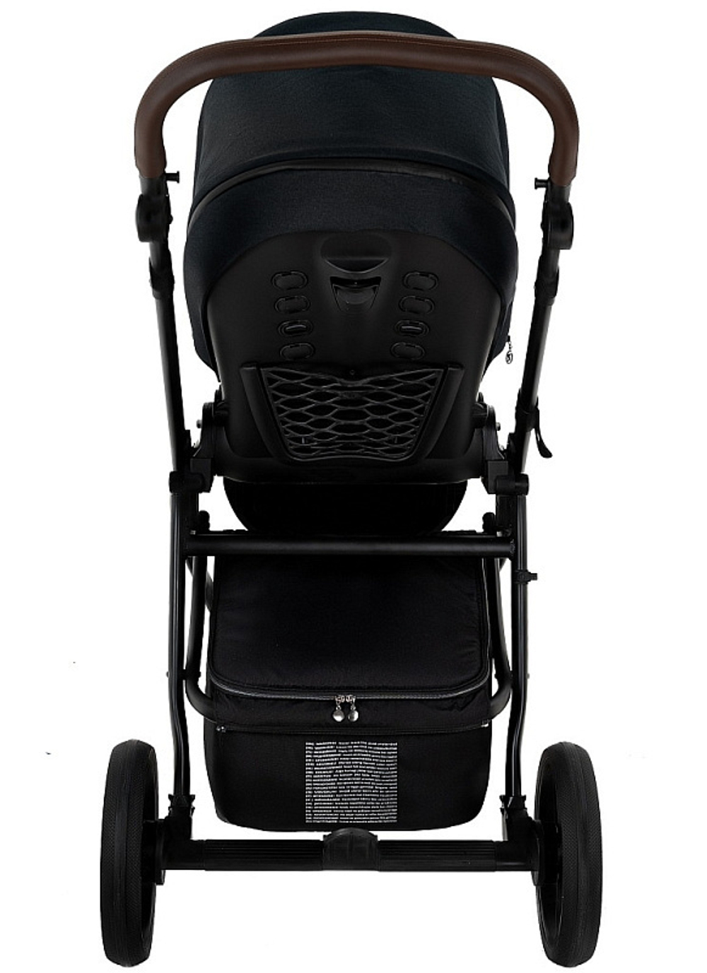 Детская коляска Roan Esso 2025 3 в 1 с автокреслом Tutis Elo Black ESS111/1 Caviar/Black