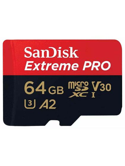 SanDisk Карта памяти micro SDXC Extreme Pro UHS-I U3 V30 A2 + ADP (170/90 MB/s)