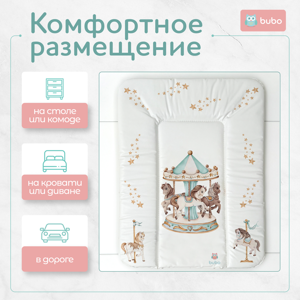 Матрас для пеленания BUBO BABY "SKY" 52x72 сантиметра