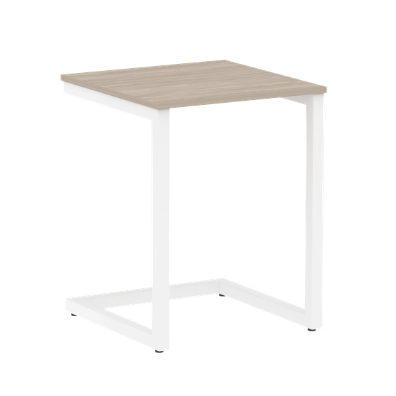 Home Office Стол письменный VR.SP-2-58 Дуб Аттик/Металл Белый 580*600*750