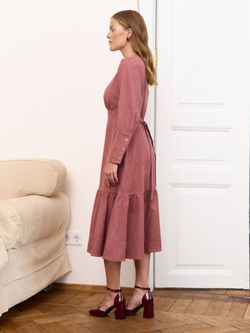 Платье с рукавом длинное