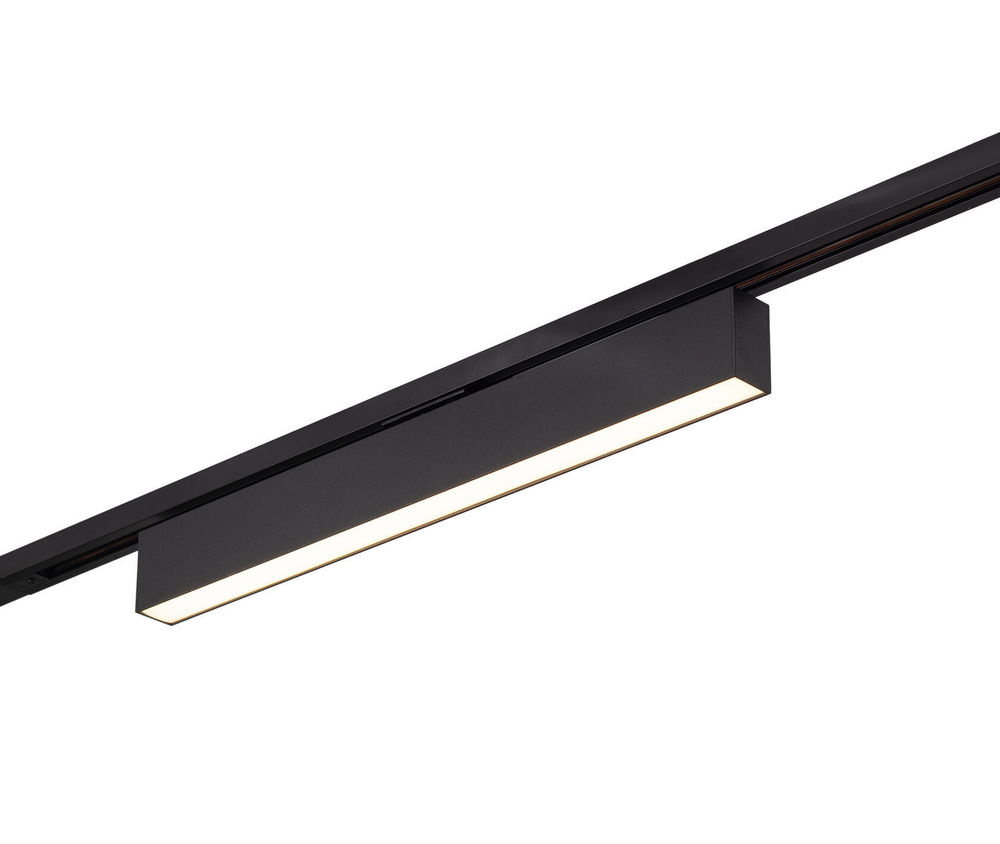 DK6630-BK Трековый светильник IP 20, 20 Вт, LED 3000, черный, алюминий