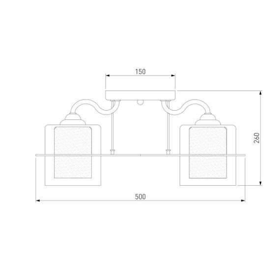Потолочная люстра Eurosvet 30160/5 хром