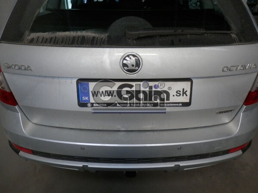Фаркоп оцинкованный Galia S105C для Skoda Octavia седан/универсал 2013-(паспорт и сертификат в комплекте)(без электрики)