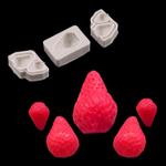 Молд силиконовый "Клубника №2" (3 шт)