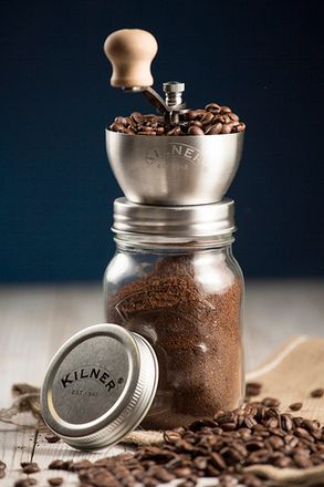 Мельница для кофе с банкой Kilner