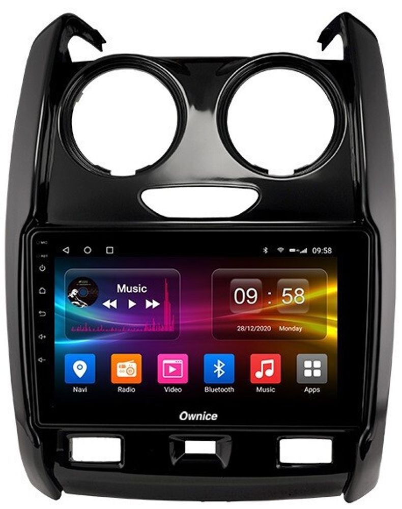 Магнитола для Renault Duster 2015-2020, Lada Largus 2021+ - Carmedia OL-9115-2 IPS, Android 10, 8 ядер (TS18), 4G SIM-слот