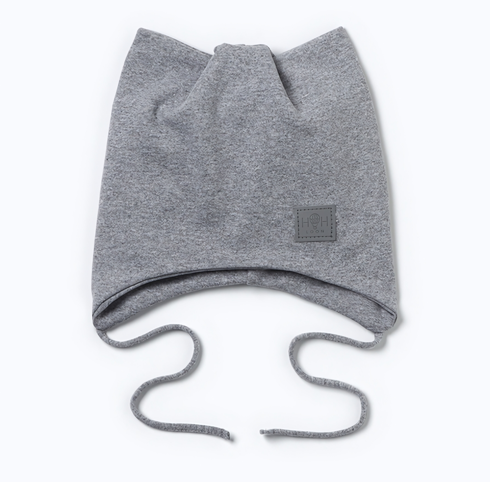 Шапка детская Кошка, цвет серый меланж, р. 46/ 10322114 HOH LOON Шапка детская Кошка, цвет серый меланж, р. 46/ 10322114 HOH LOON