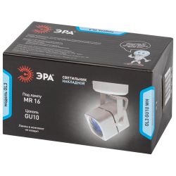 OL3 GU10 WH Подсветка ЭРА Накладной, белый