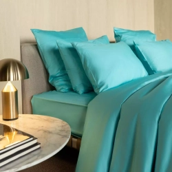 Постельное белье семейное Mollen светло-бирюзовое