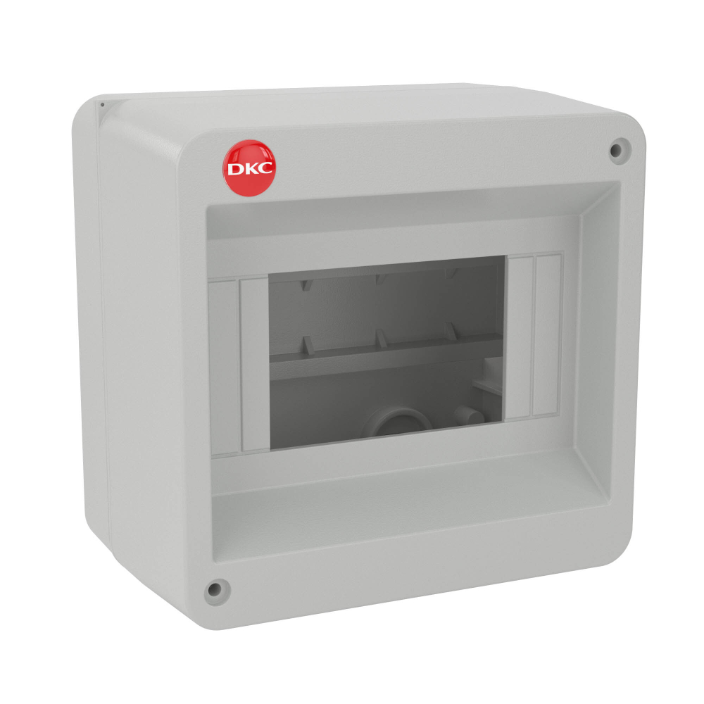 Щиток настенный, ral 7035, без крышки, 6мод.