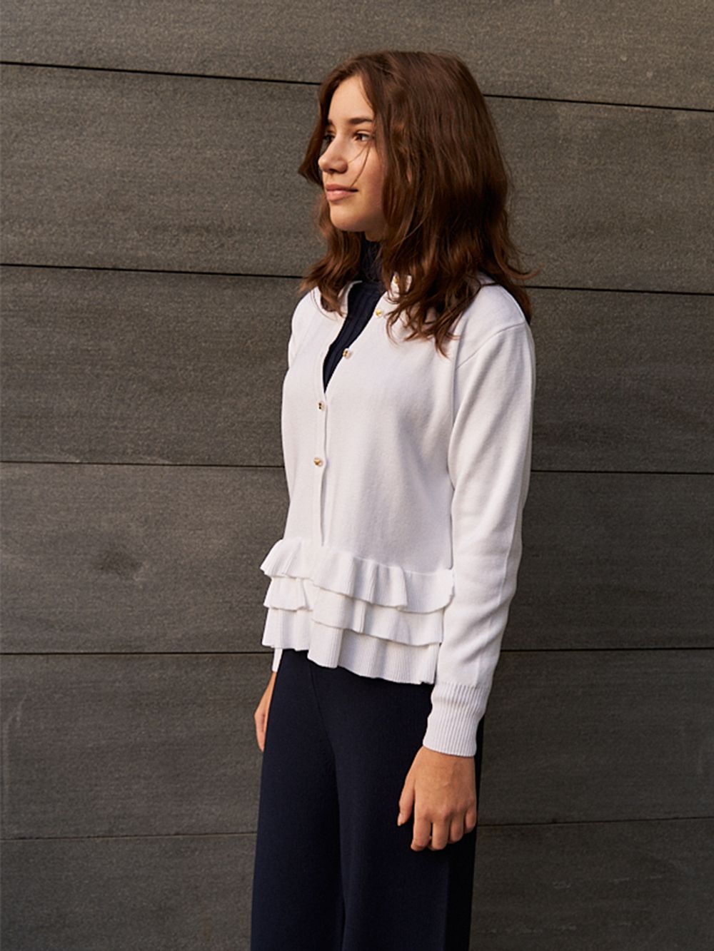 Кардиган белый для девочки арт. АТ509 белый