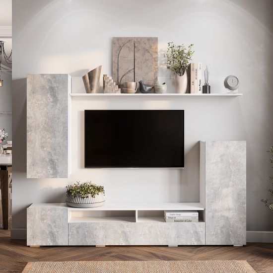 Диаманд bts Центральная секция белый/цемент светлый