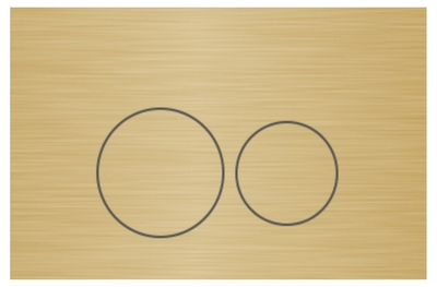 Кнопка МЕТАЛЛ для инсталляции с КРУГ. клав. (МАТ. ЗОЛОТО)  ViEiR  (50/1шт)